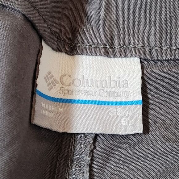 Columbia Bonehead II Shorts – Men’s 38 – Gray – PFG Fishing/Hiking – NWT - Picture 6 of 7